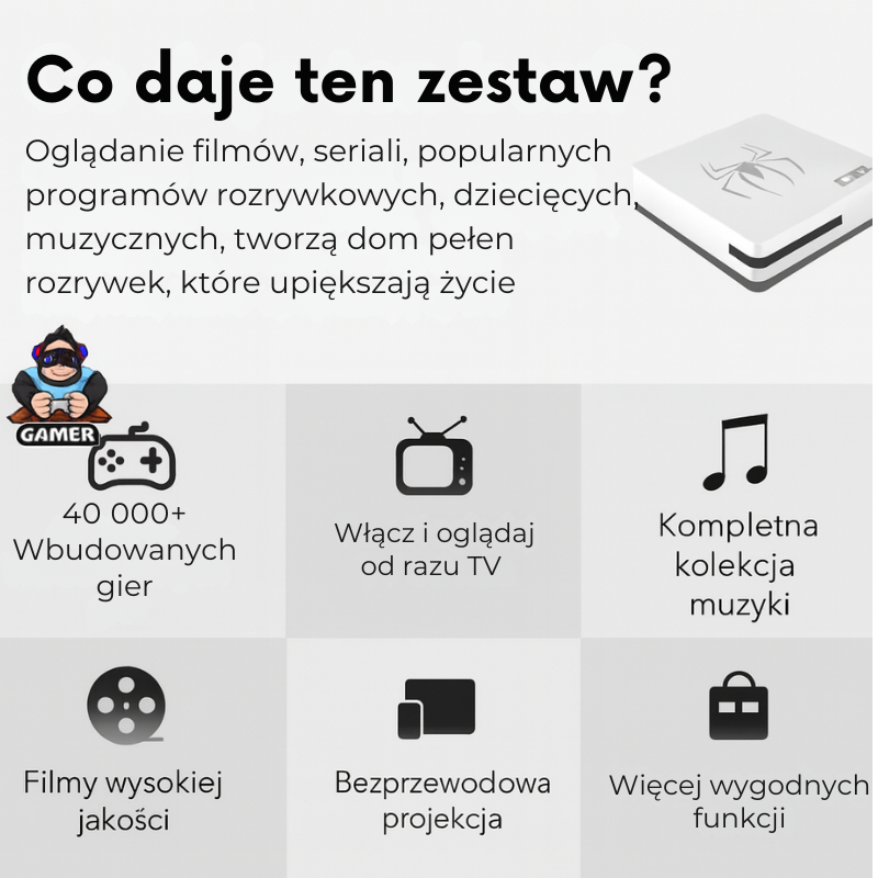 Pixel™ Retro Konsola i Android TV